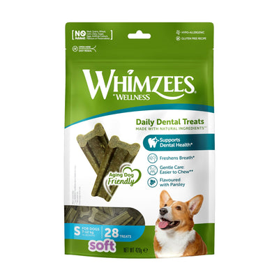 Whimzees Soft Value Bag S 28pc - 6/CS