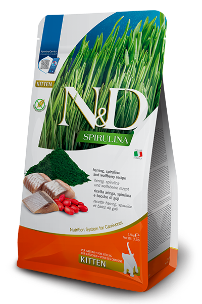N&D Spirulina Herring Kitten 1.5 Kg