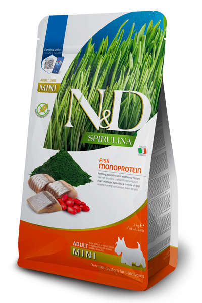 N&D Spirulina Herring Adult Mini 2 Kg