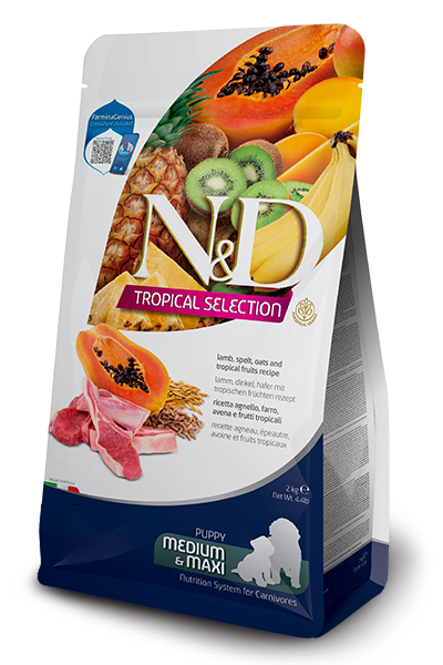N&D Dog Tropical Selection Lamb Puppy Med/Max 10 Kg