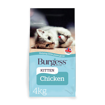 Burgess Kitten Chicken Complete Dry Food 4kg