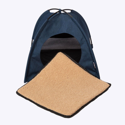 Danish Essentials Cat Tent Denim