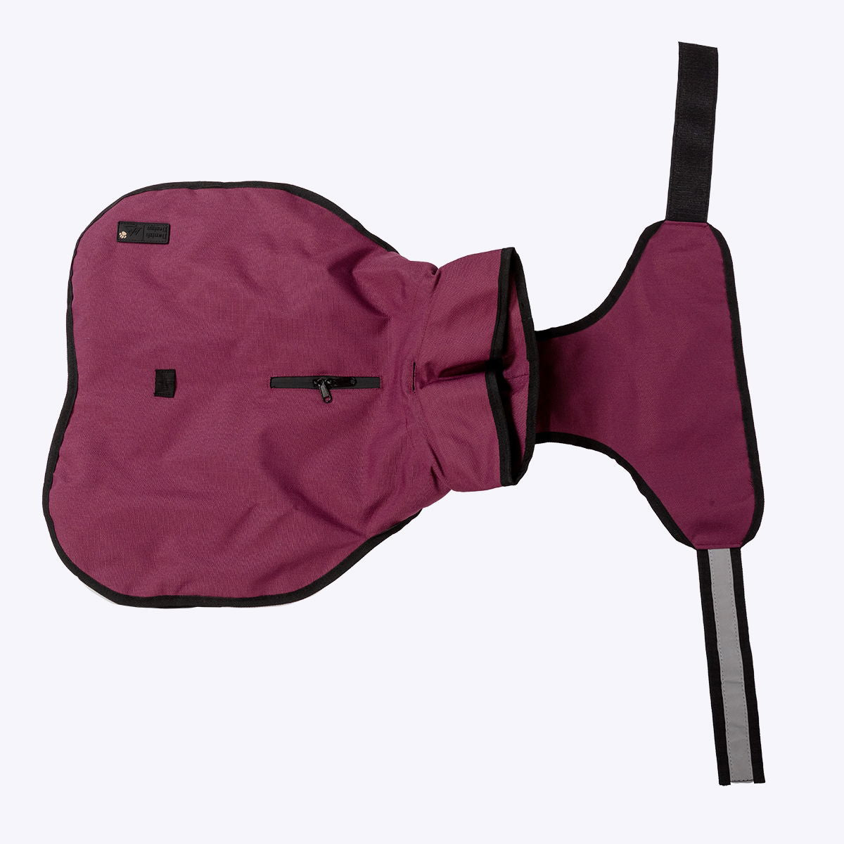 3-In-1 Dog Coat Plum Large 49cm