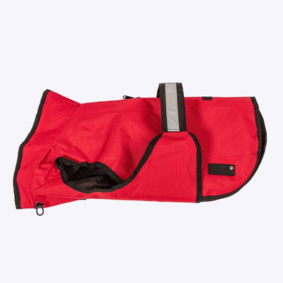 3-In-1 Dog Coat Red Small 33cm