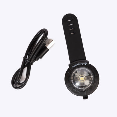 Dog Coat Safety Light White