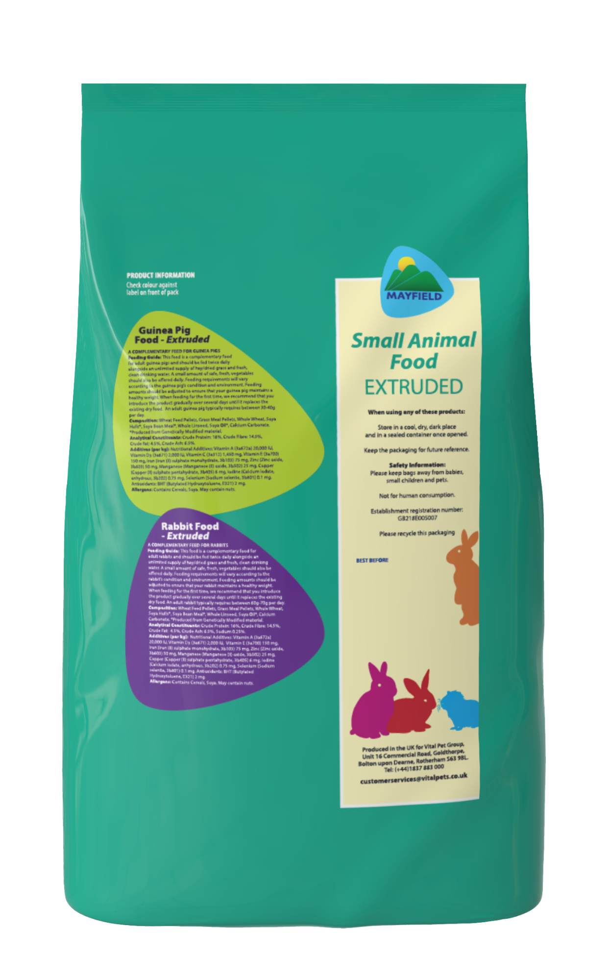 Mayfield Extruded Guinea Pig 10kg