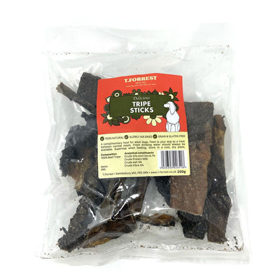 T Forrest Pre Pack Beef Tripe Sticks - 8x200g