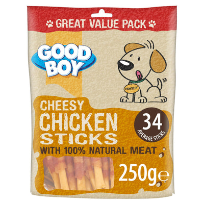 Good Boy Cheesy Chicken Stix 250g