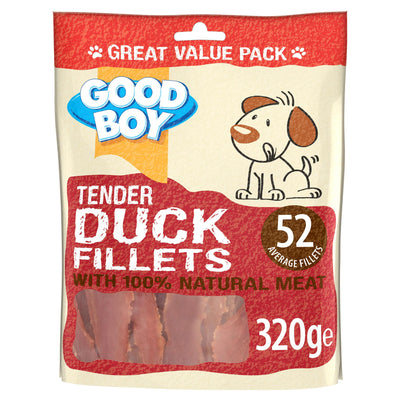 Good Boy Duck Fillets 320g