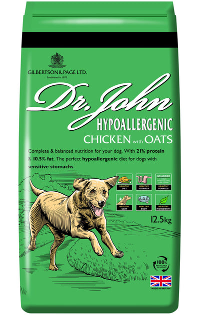 Dr John Hypoallergenic Chicken with Oats 12.5kg