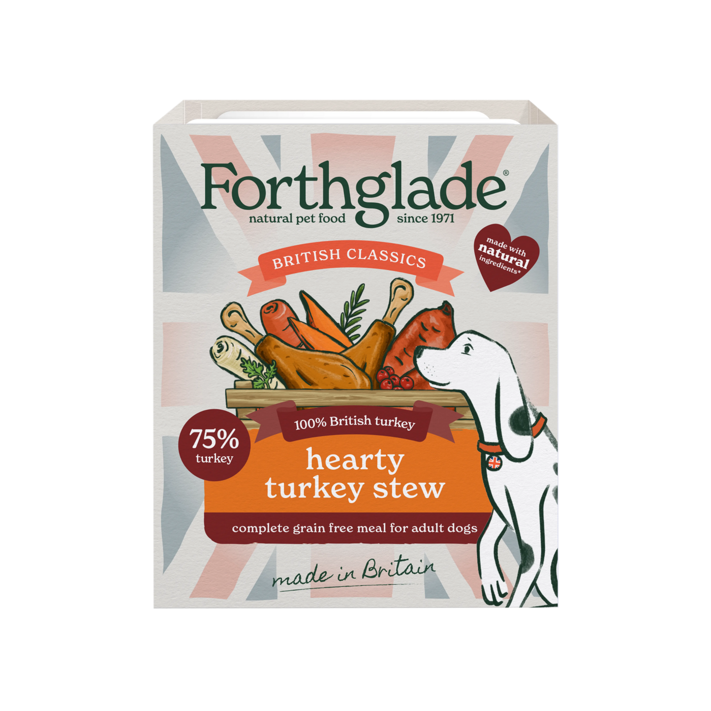 Forthglade Classics Hearty Turkey Stew 395g