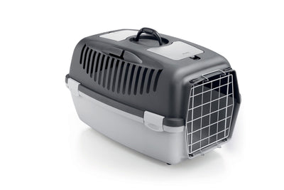 Stefanplast Gulliver 3 Large Pet Carrier With Metal Door - Grey