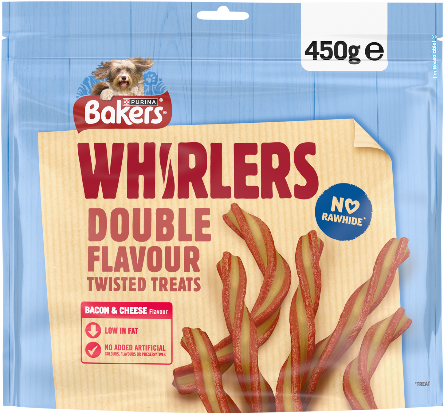 Bakers Dog Treats Bacon Flavour Sizzlers 315g