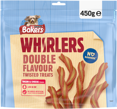 Bakers Dog Treats Bacon Flavour Sizzlers 315g