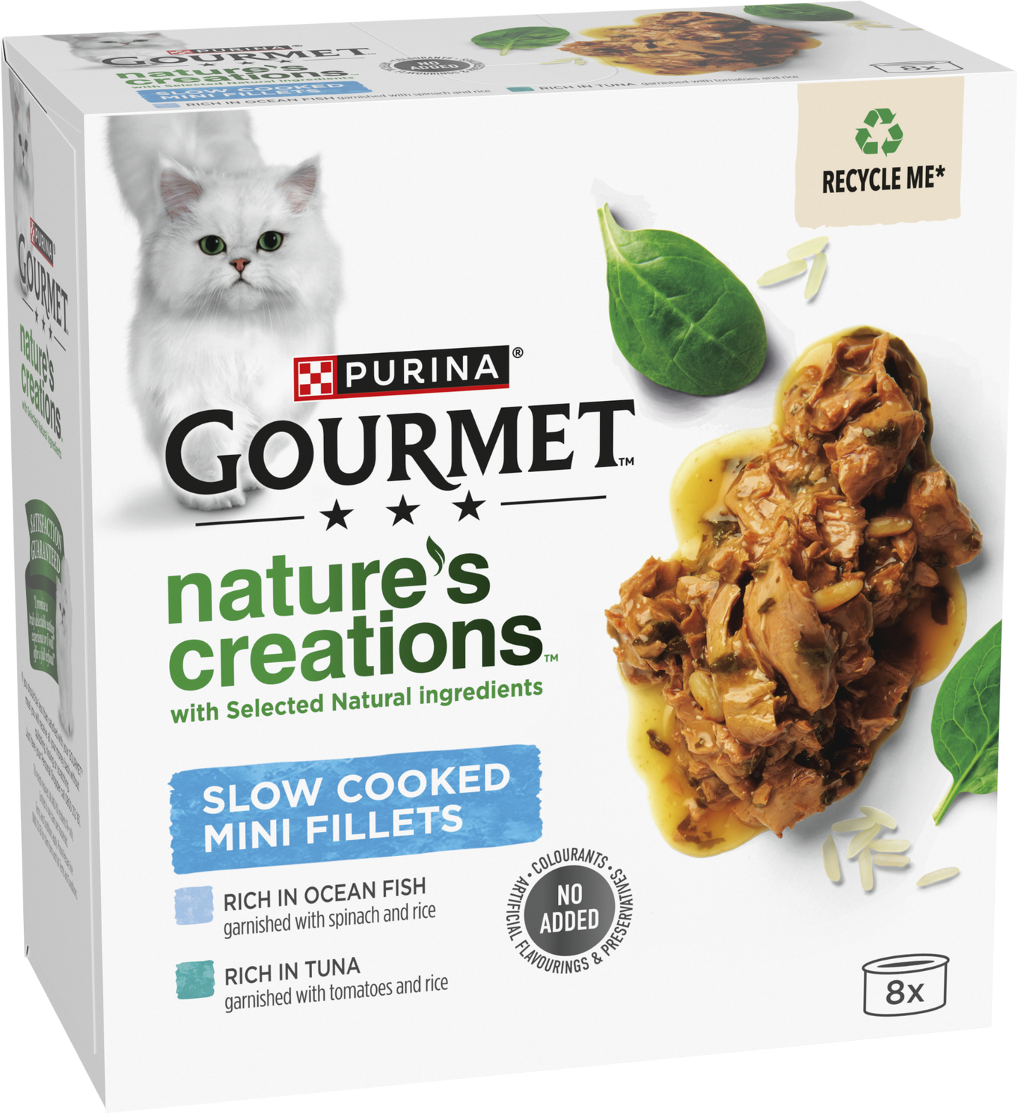 Gourmet Natures Creations Cat Food Fish 8x85g