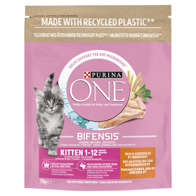 Purina ONE Kitten Dry Cat Food Rich in Chicken 750g