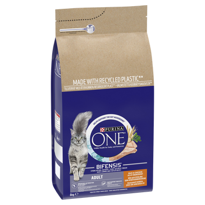 Purina ONE Adult Dry Cat Food Rich in Chicken 6kg