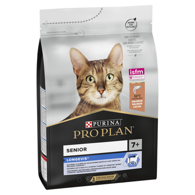PRO PLAN Senior 7+ LONGEVIS® Rich in Salmon Dry Cat Food 3kg