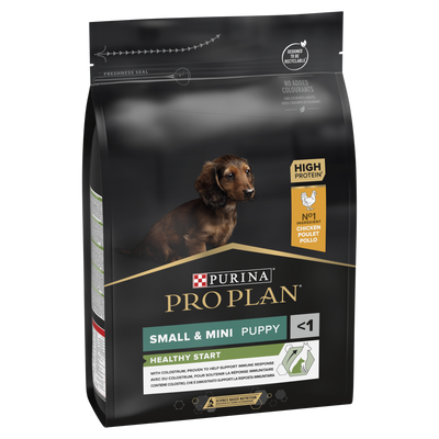 PRO PLAN Small & Mini Puppy Healthy Start Dry Dog Food with Chicken 3kg