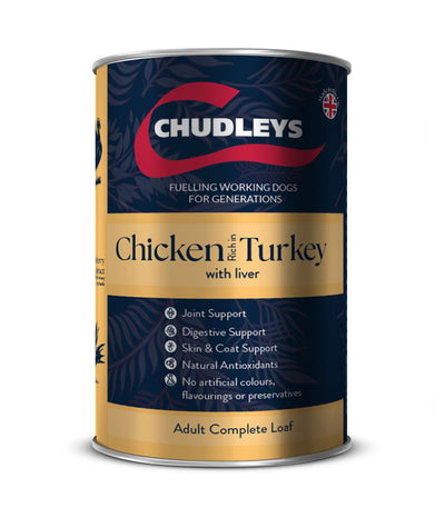 Chudleys Adult - Chicken rich in Turkey with Liver 395g