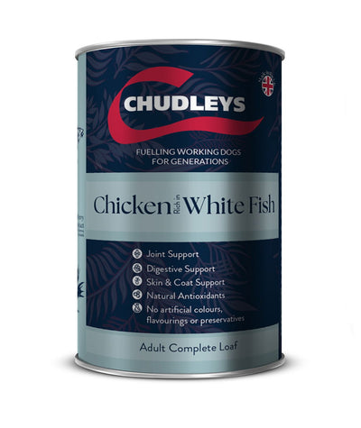 Chudleys Adult - Chicken rich in White Fish 395g