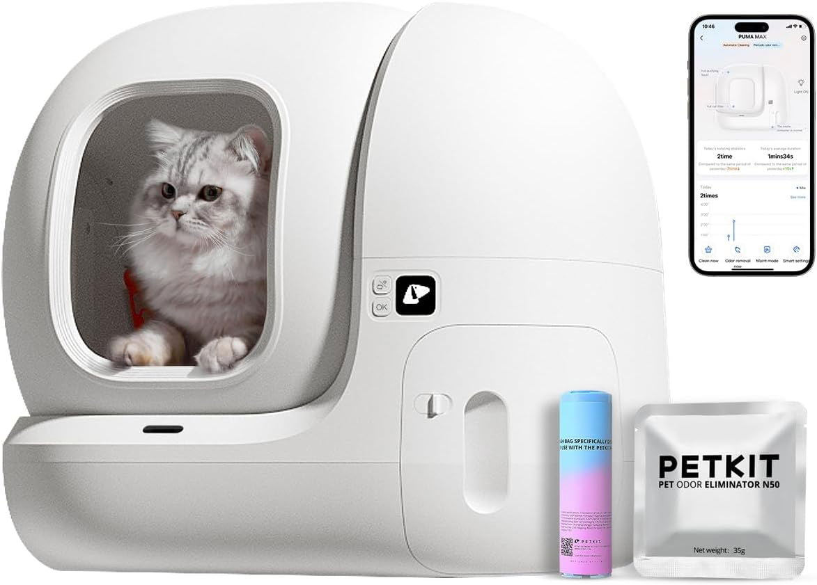 PETKIT Puramax Self Cleaning Cat Litter Box