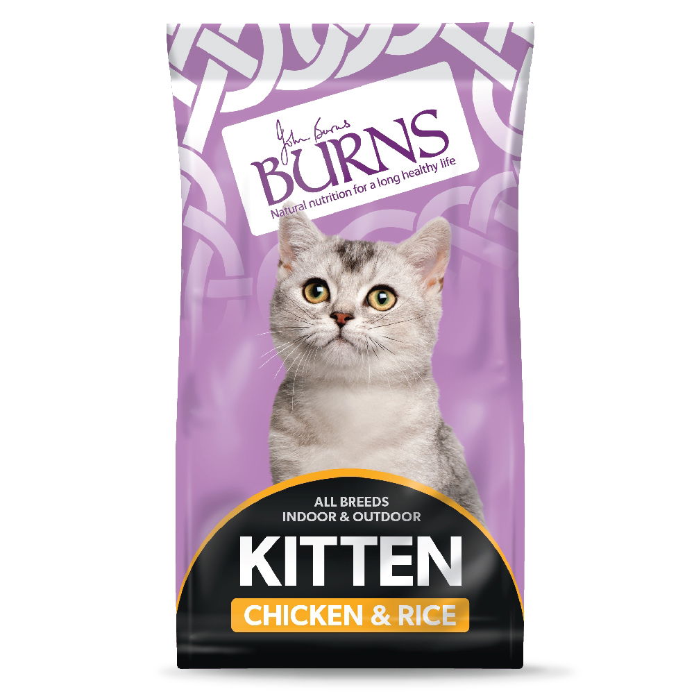 Burns Kitten Dry Cat Food Chicken & Rice 1.5kg