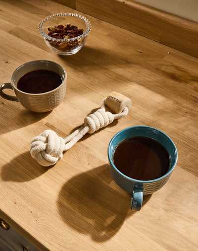 Elkwood Coffee Wood Knot & Ball Toy