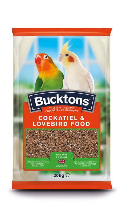Bucktons Cockatiel/Lovebird Food 20kg