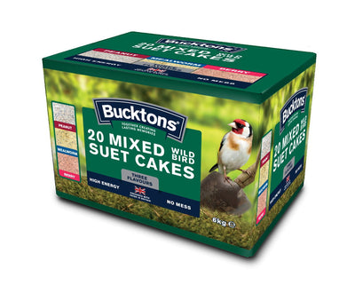 Bucktons Mixed Suet Cakes 20 Pack
