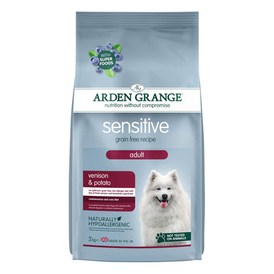 Arden Grange Sensitive Grain Free Adult Venison & Potato 2kg