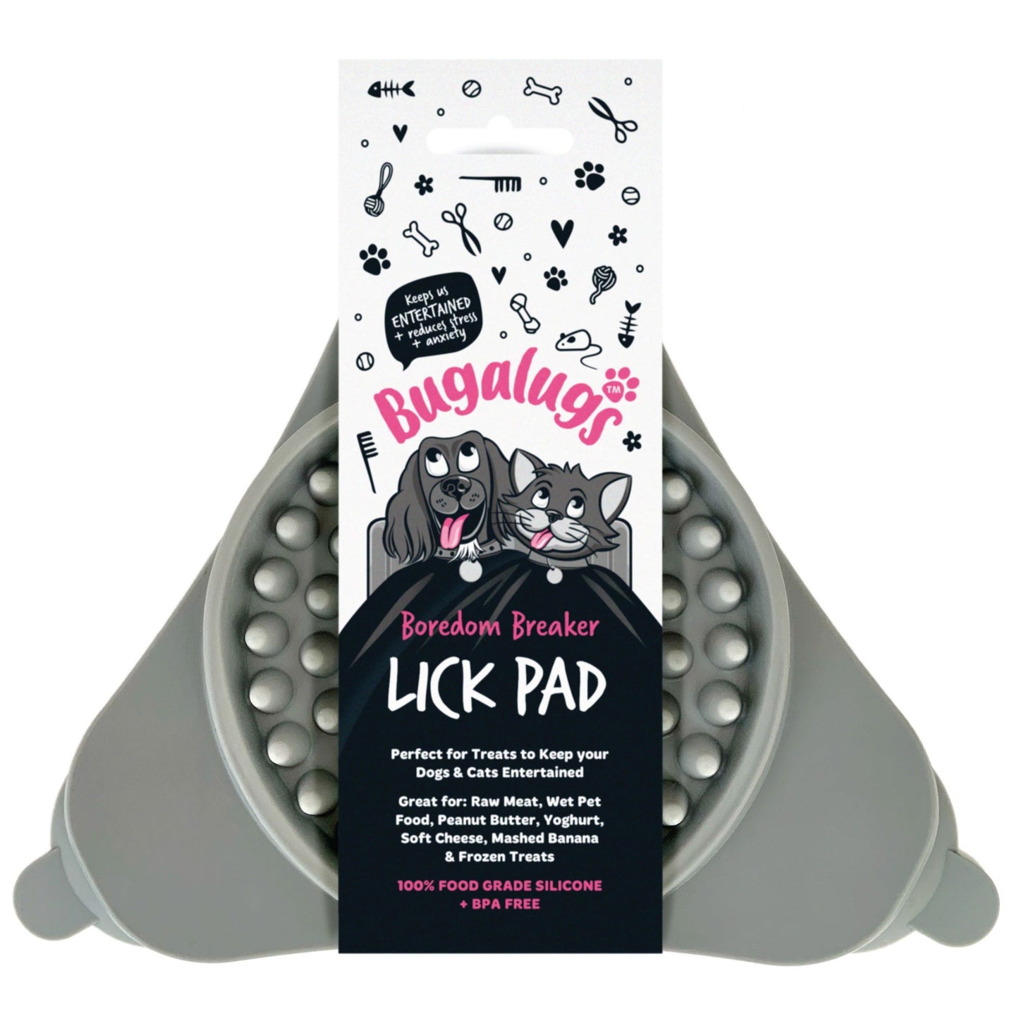 Lick Pad (Euro Hanger) in SRP Grey