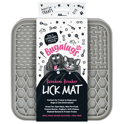 Lick Mat (Euro Hanger) in SRP Grey