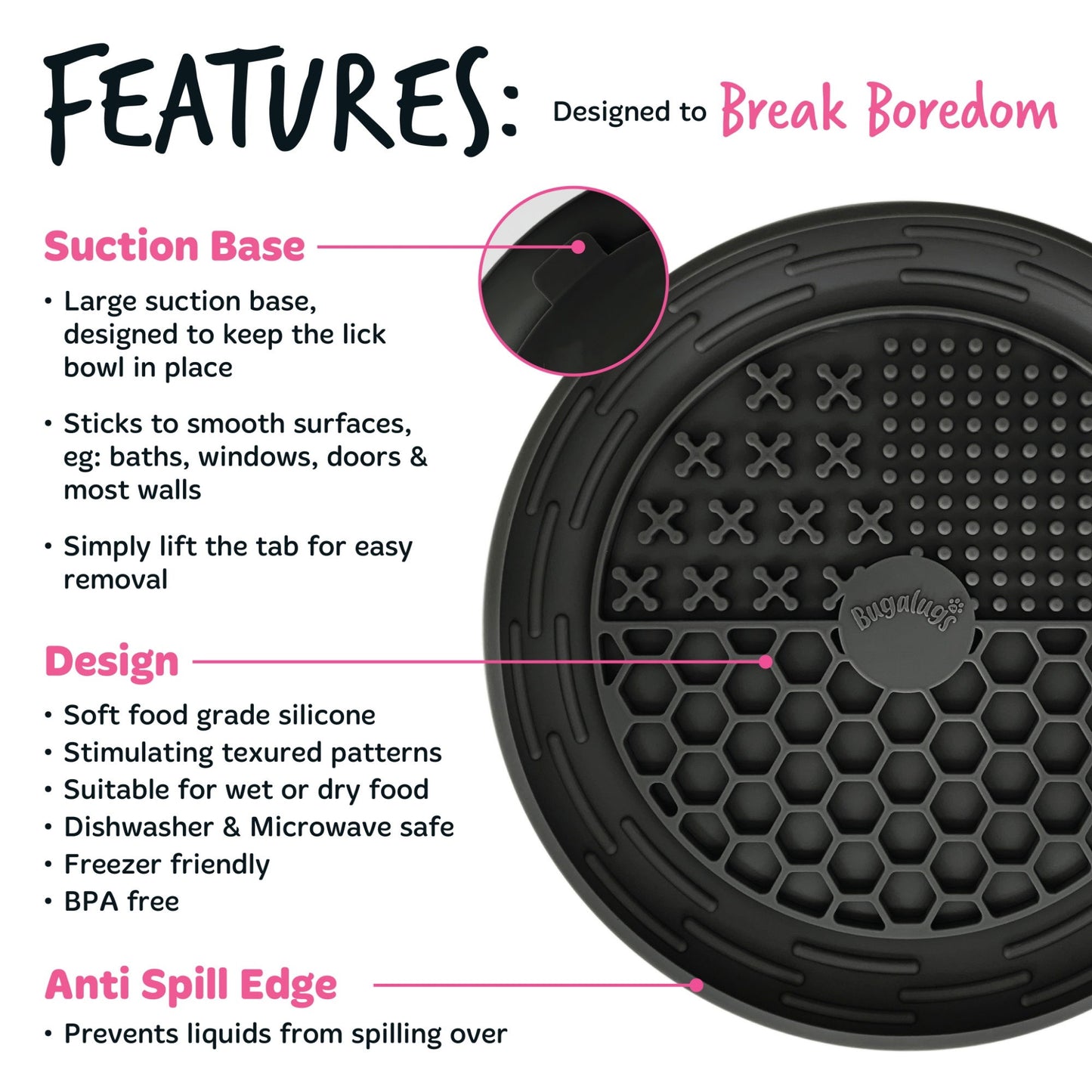 Lick Bowl (Euro Hanger) in SRP Black