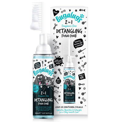 2 in 1 Detangle & Conditioning Foam Comb Fragrance Free 150ml