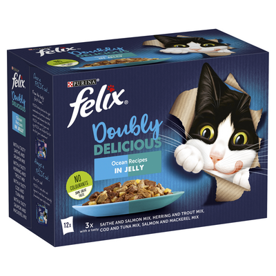 Felix AGAIL Doubly Delicious in Jelly Ocean Recipes (12x85g)