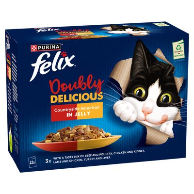 Felix AGAIL Doubly Delicious Meaty Selection in Jelly (12x85g)