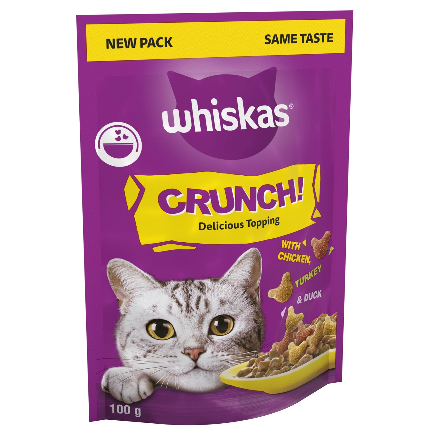 WHISKAS Crunch Cat Treats 100g