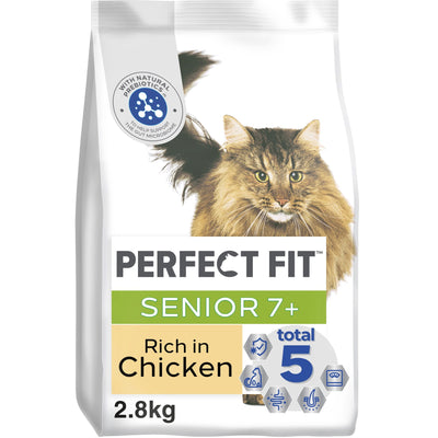 PERFECT FIT Cat Complete Dry Senior 7+ Chicken 2.8kg