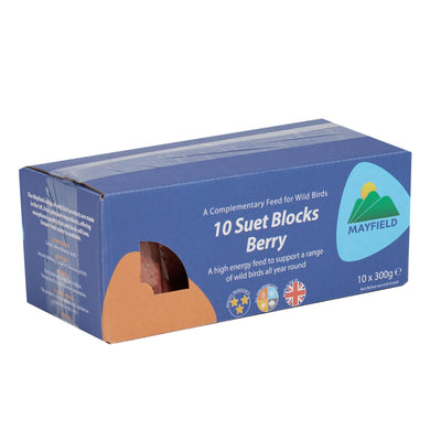 Mayfield Suet Blocks Berry 10 Pack