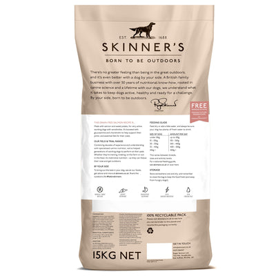 Skinners Field & Trial Grain Free Salmon and Sweet Potato 15kg