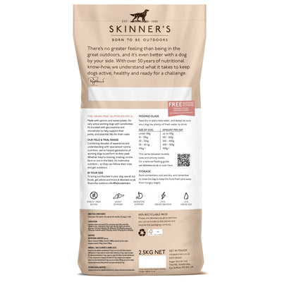 Skinners Field & Trial Grain Free Salmon and Sweet Potato 2.5kg
