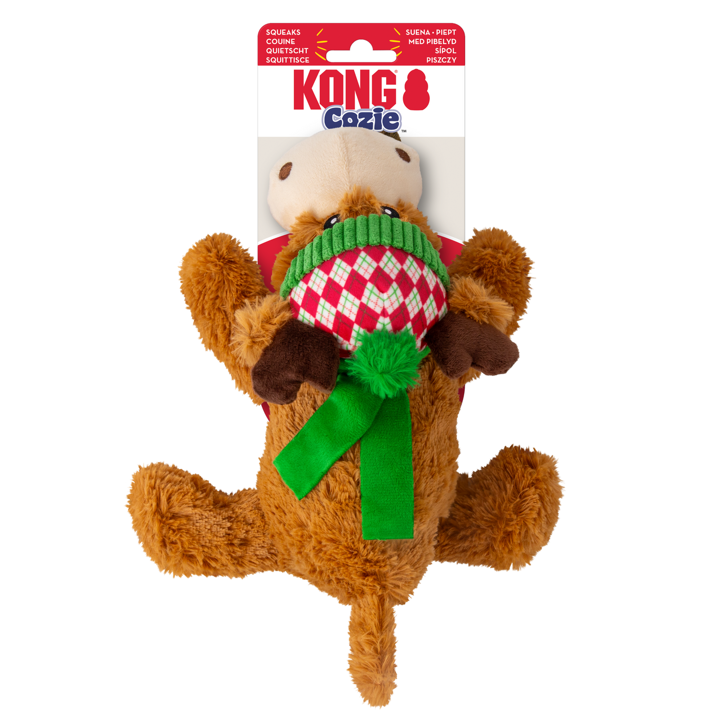 KONG Holiday Cozie™ Reindeer Md