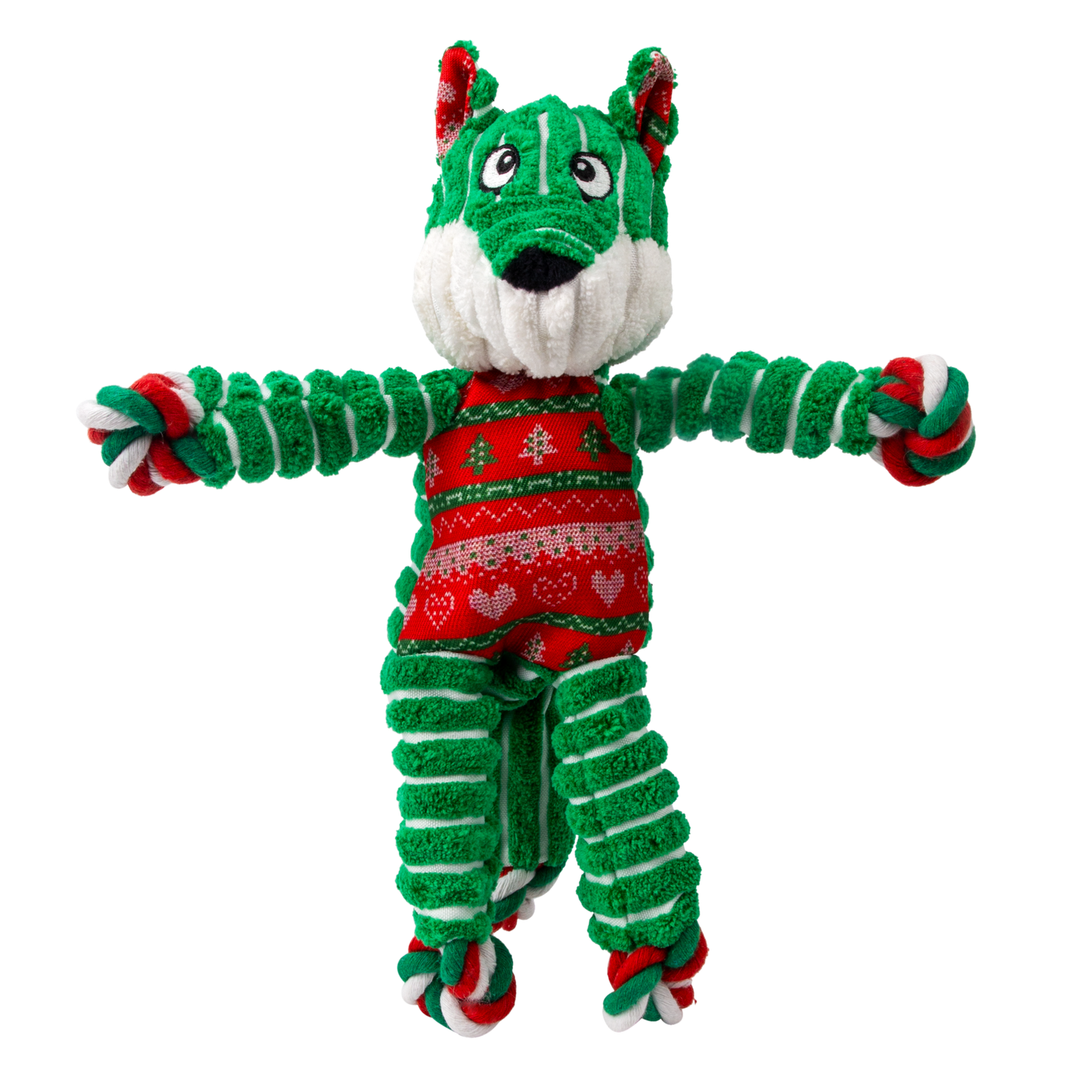 KONG Holiday Floppy Knots Fox Sm/Md