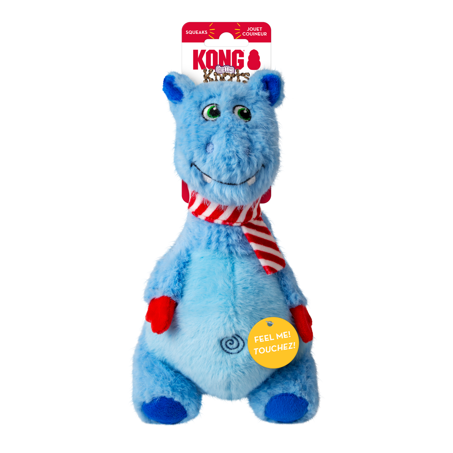 KONG Holiday Knots Belly Hippo Md/Lg