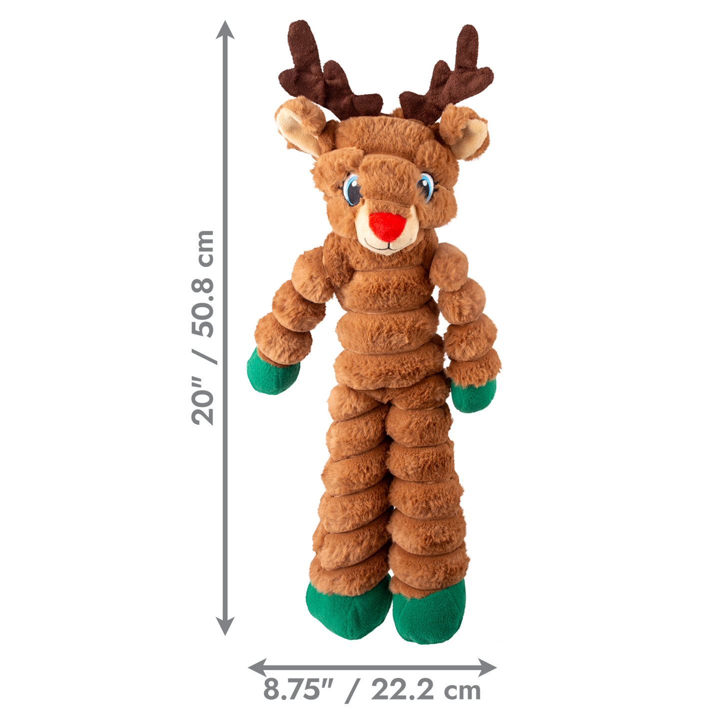 KONG Holiday Shakers™ Crumples Reindeer XL