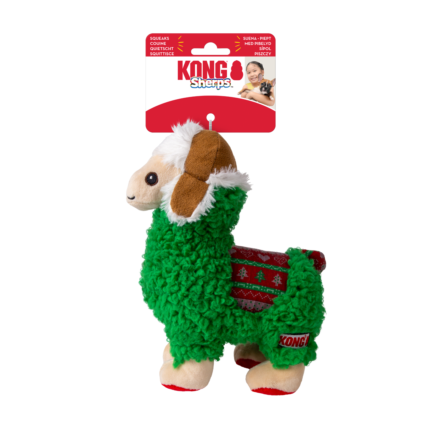 KONG Holiday Sherps™ Llama Md