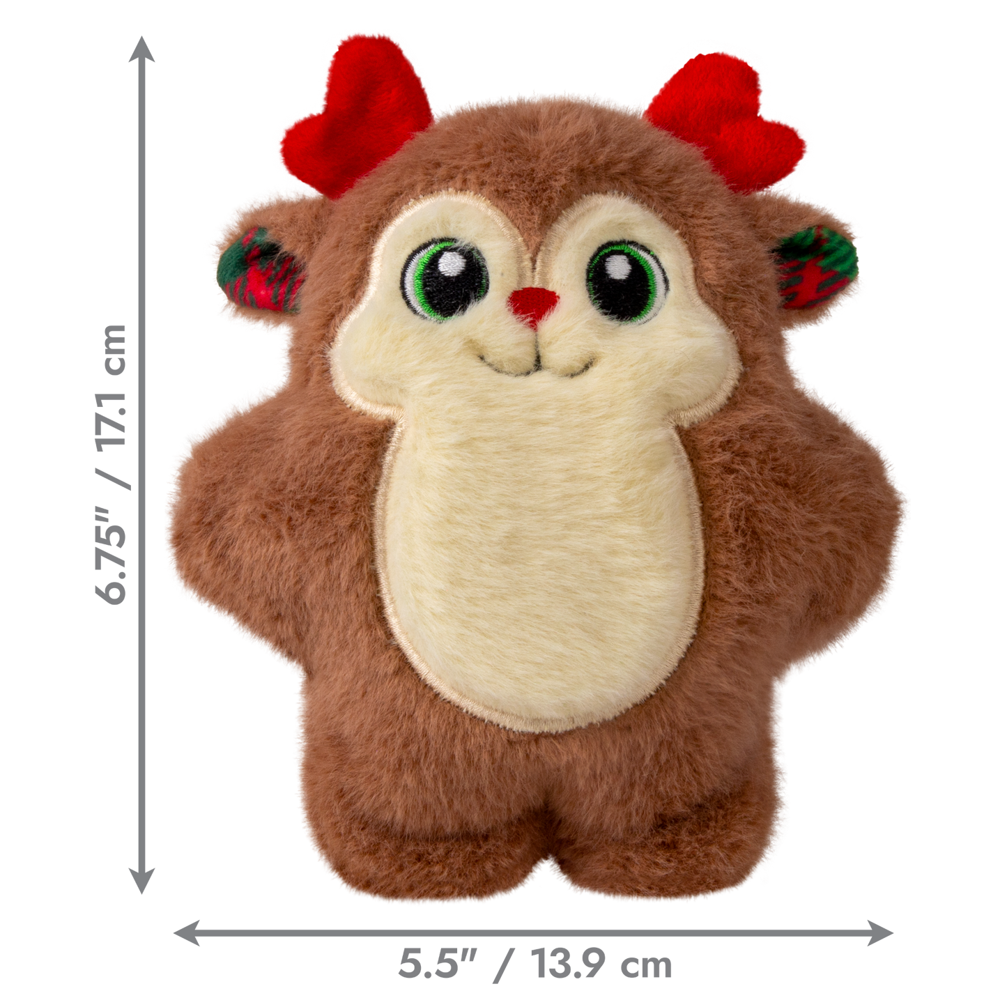 KONG Holiday Snuzzles Reindeer Sm