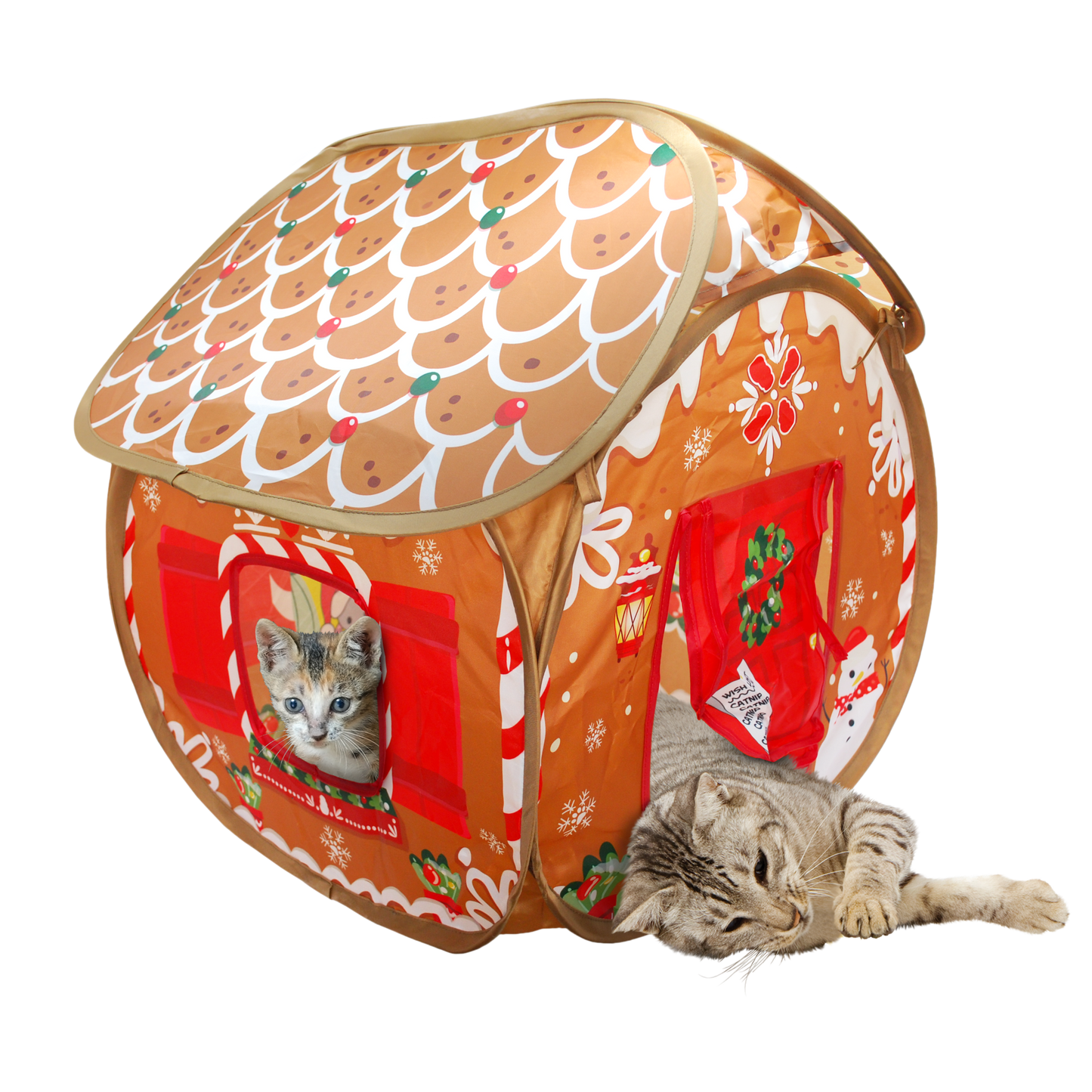 KONG Holiday Play Spaces Bungalow Gingerbread