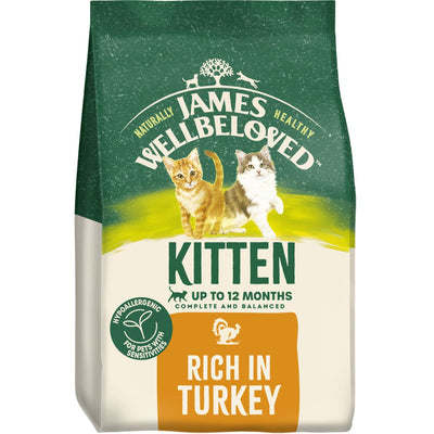 James Wellbeloved Dry Cat Kitten Turkey 4kg